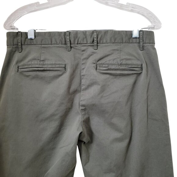 Khakis By Gap Size 4 "Broken In Straight" Deep Olive Green Pants, Exc. Used Cond - Picture 4 of 12